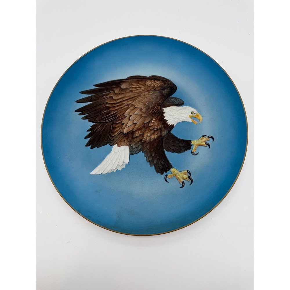 Hutschenreuther Freedom in Flight American Bald Eagle Plate Gunther Granget 1976